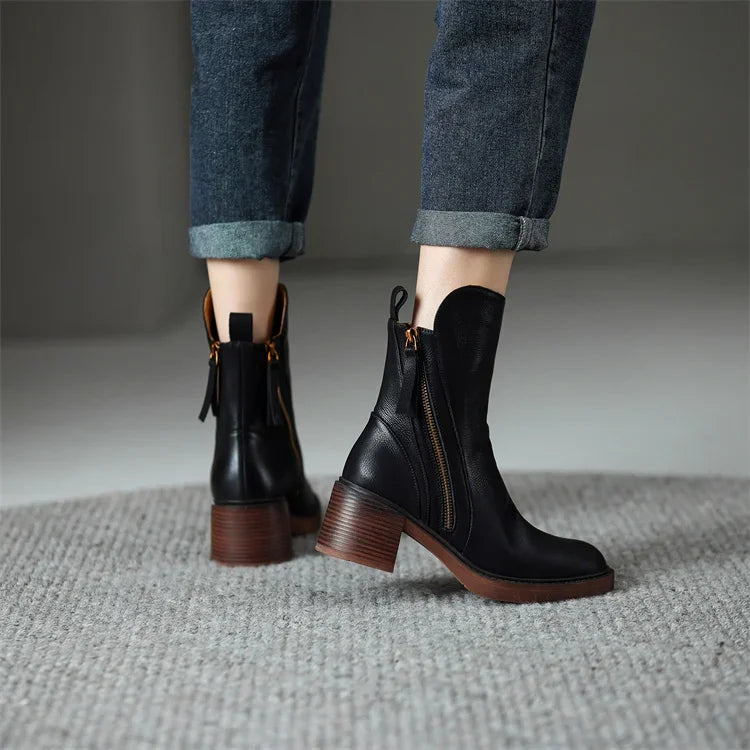 Mira | Elegante Leder-Boots